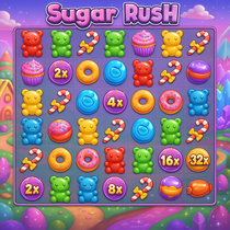 LuckyPays - Sugar Rush Slot Game - Sweet Multipliers